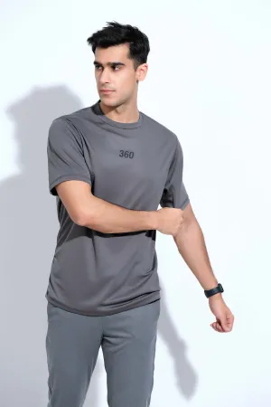 Grey Half Sleeve Gents T-Shirt