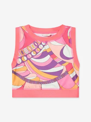 Guess Girls Microfiber Active Sports Bra in Multicolour