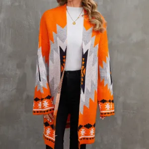 Halloween Winter Knitted Cardigan Sweaters for Women