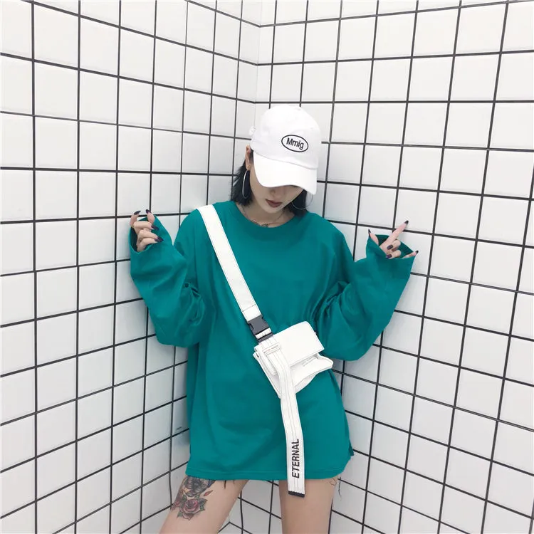 Harajuku casual long sleeve  sweatershirt  KF7008