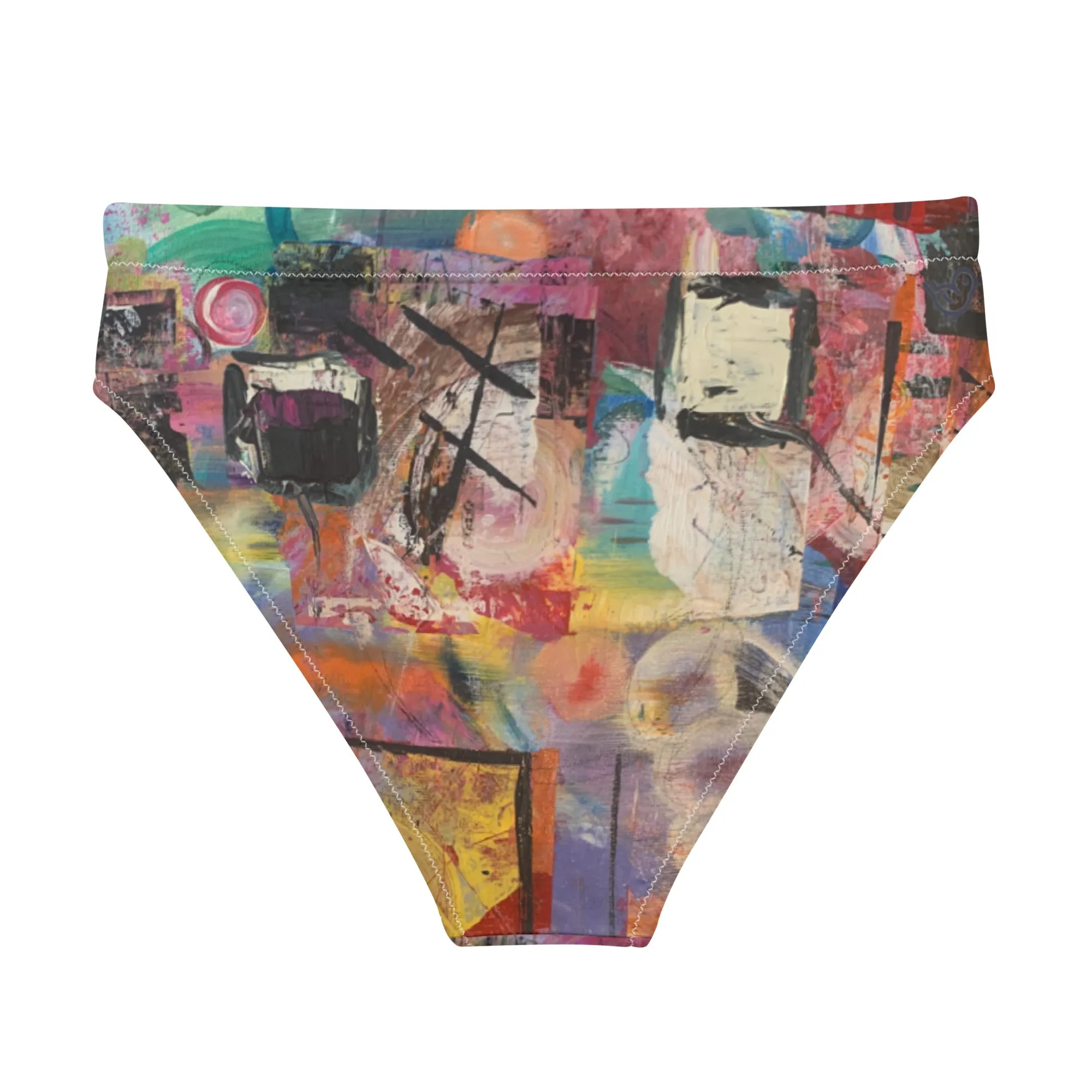 High-waisted bikini bottom "Calm Down"
