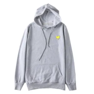 Hooded soft solid cotton Long sleeve t-shirt