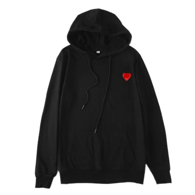 Hooded soft solid cotton Long sleeve t-shirt