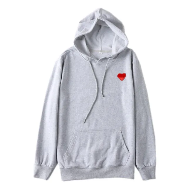 Hooded soft solid cotton Long sleeve t-shirt
