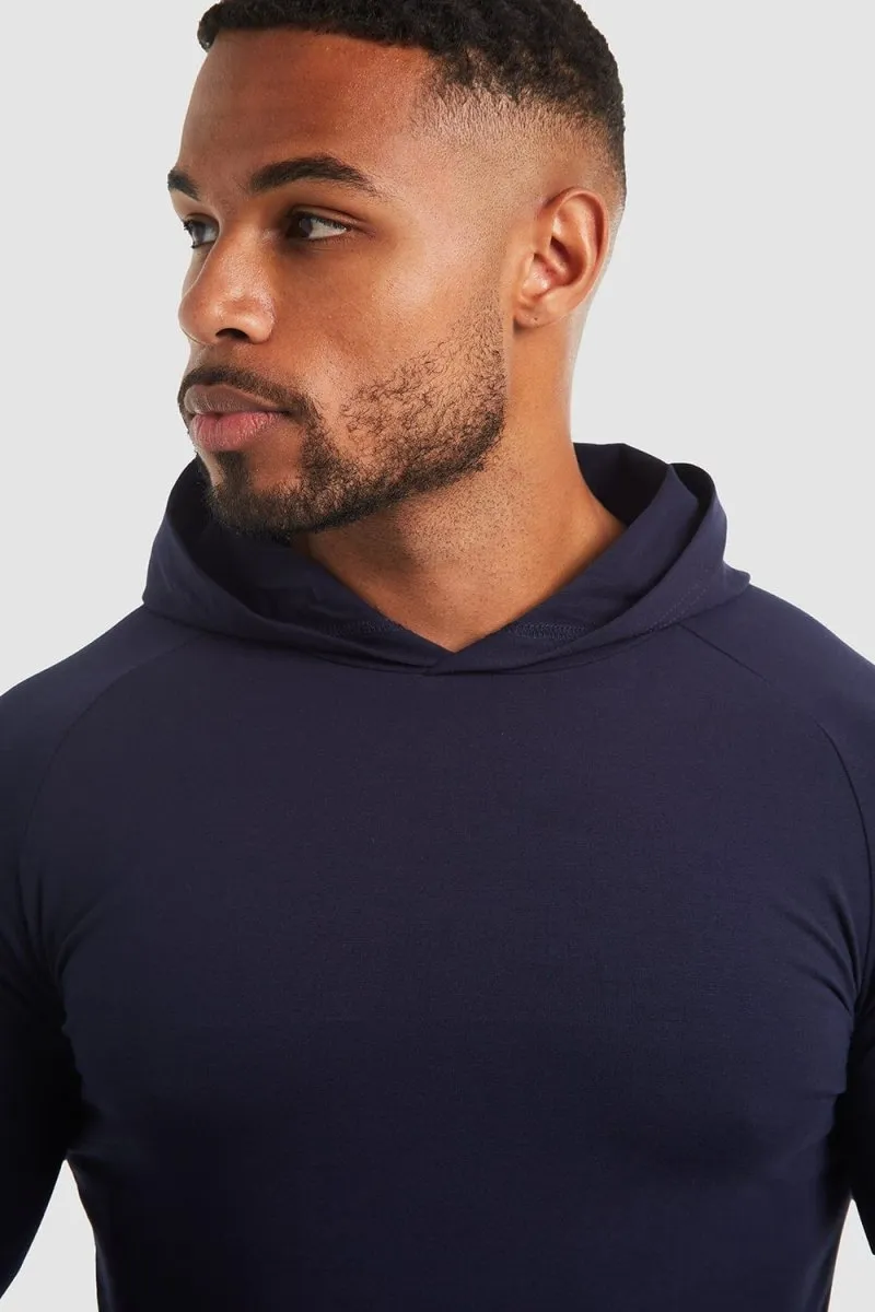 Hooded Top in True Navy