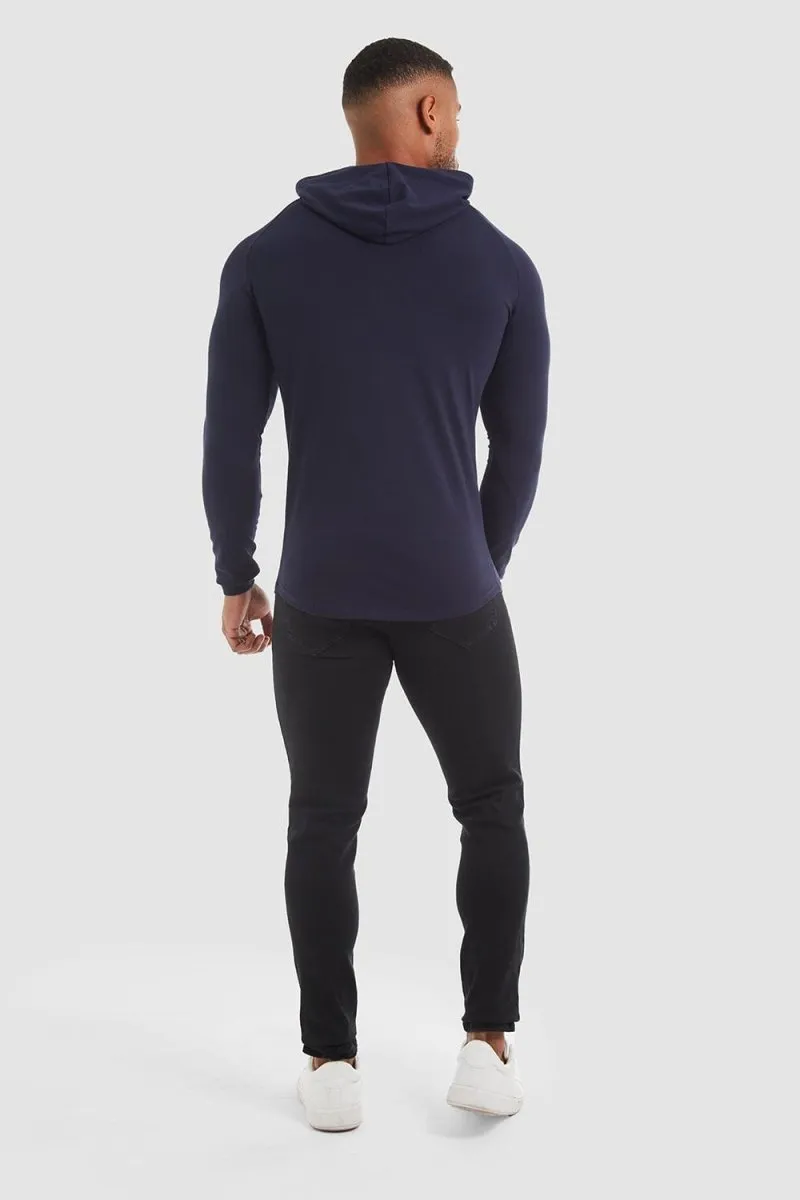 Hooded Top in True Navy
