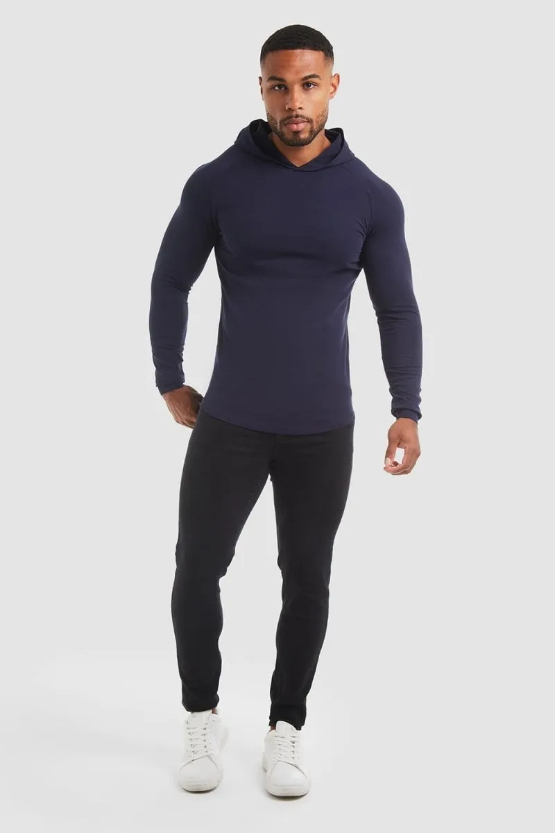 Hooded Top in True Navy