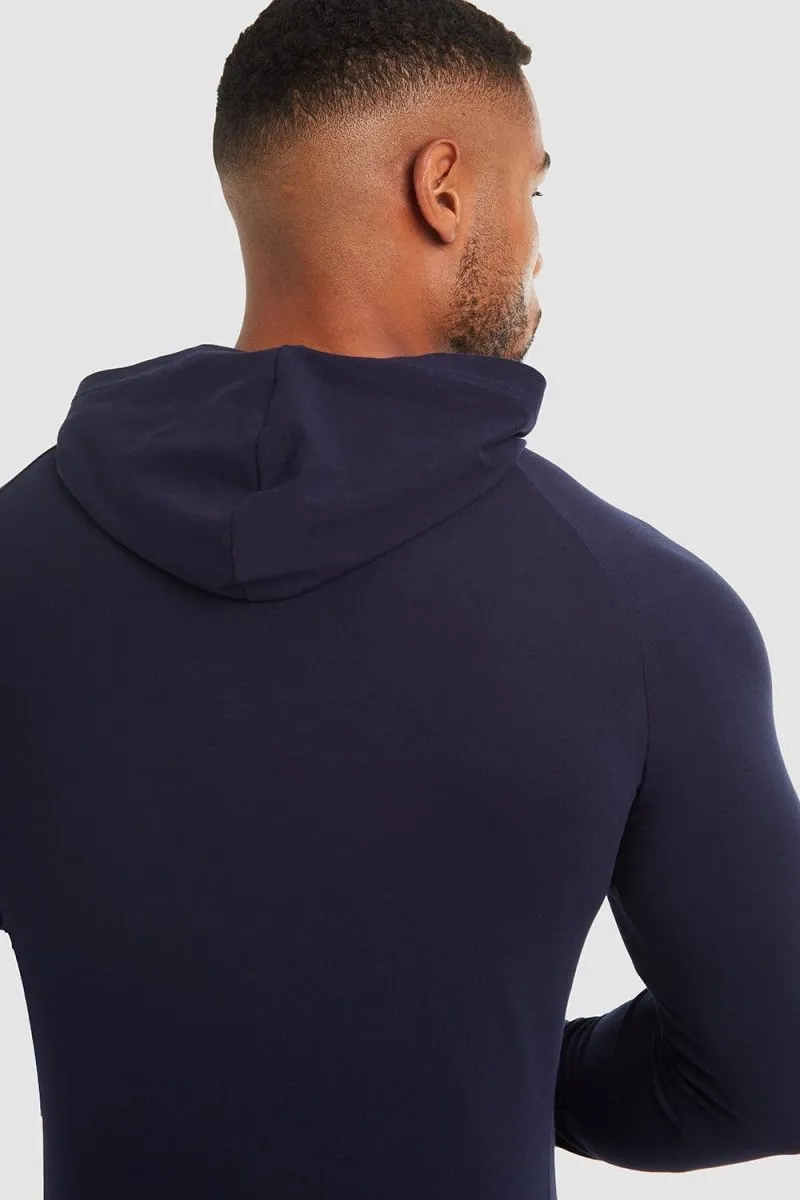 Hooded Top in True Navy