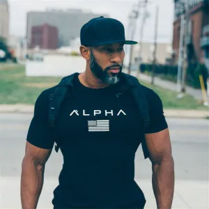 HZIJUE 2018 New Brand Clothing Gyms Tight T-shirt Mens Fitness T-shirt Homme Gyms T Shirt Men Fitness Crossfit Summer Top