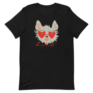 I AM E-NUFF CAT Inspirational Positive Message Cotton Tee for Women