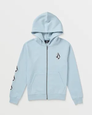 Iconic Stone Zip Kapuzenpullover - ICE BLUE - (KINDER)