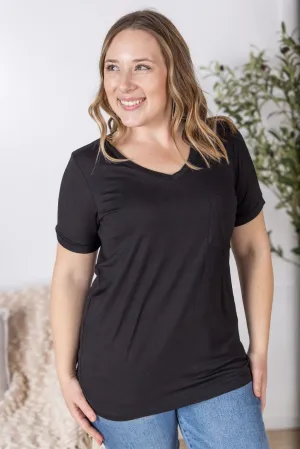 IN PRODUCTION Sophie Pocket Tee - Black