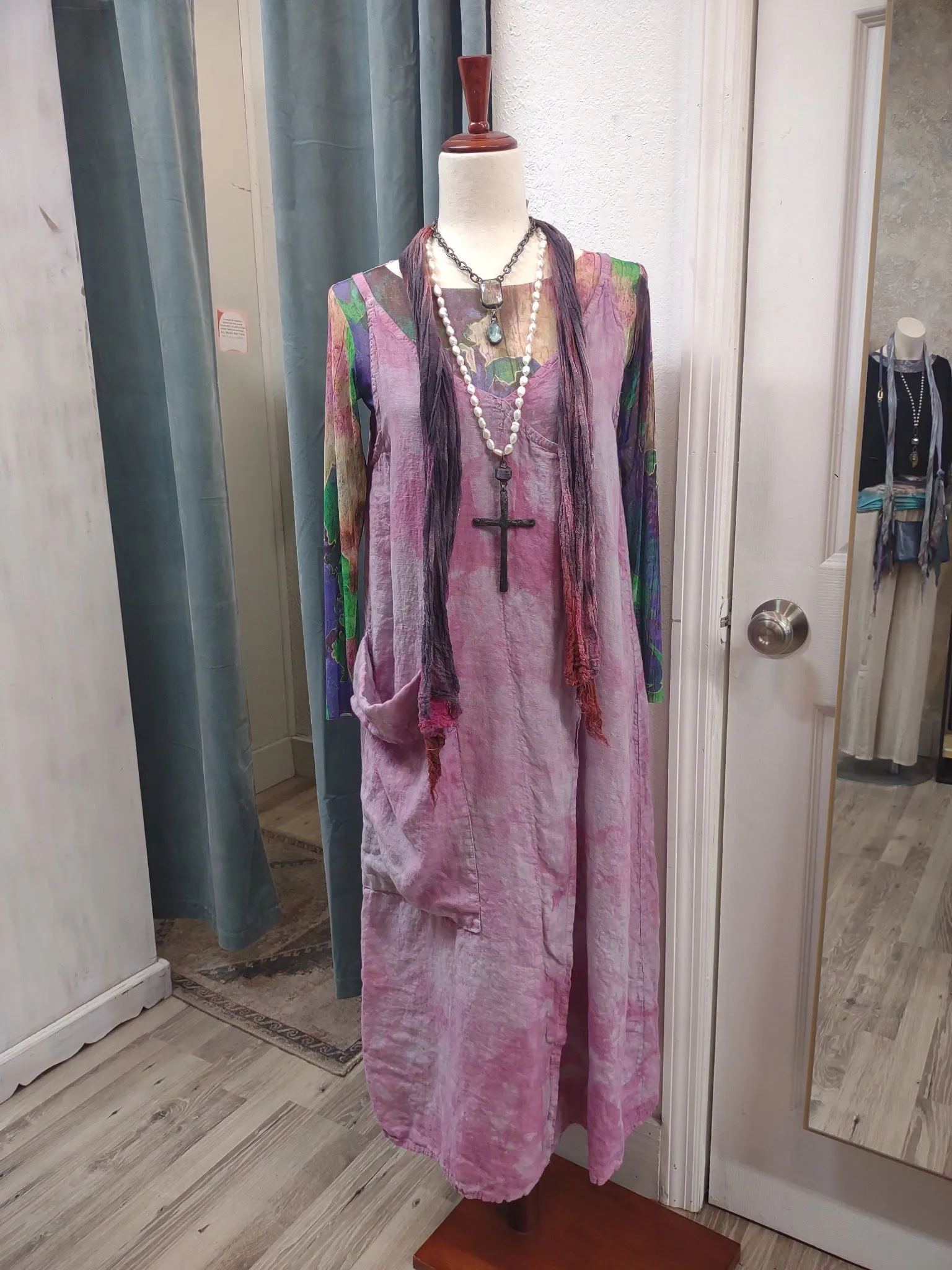 Indigo Dream Tie Dye Dress