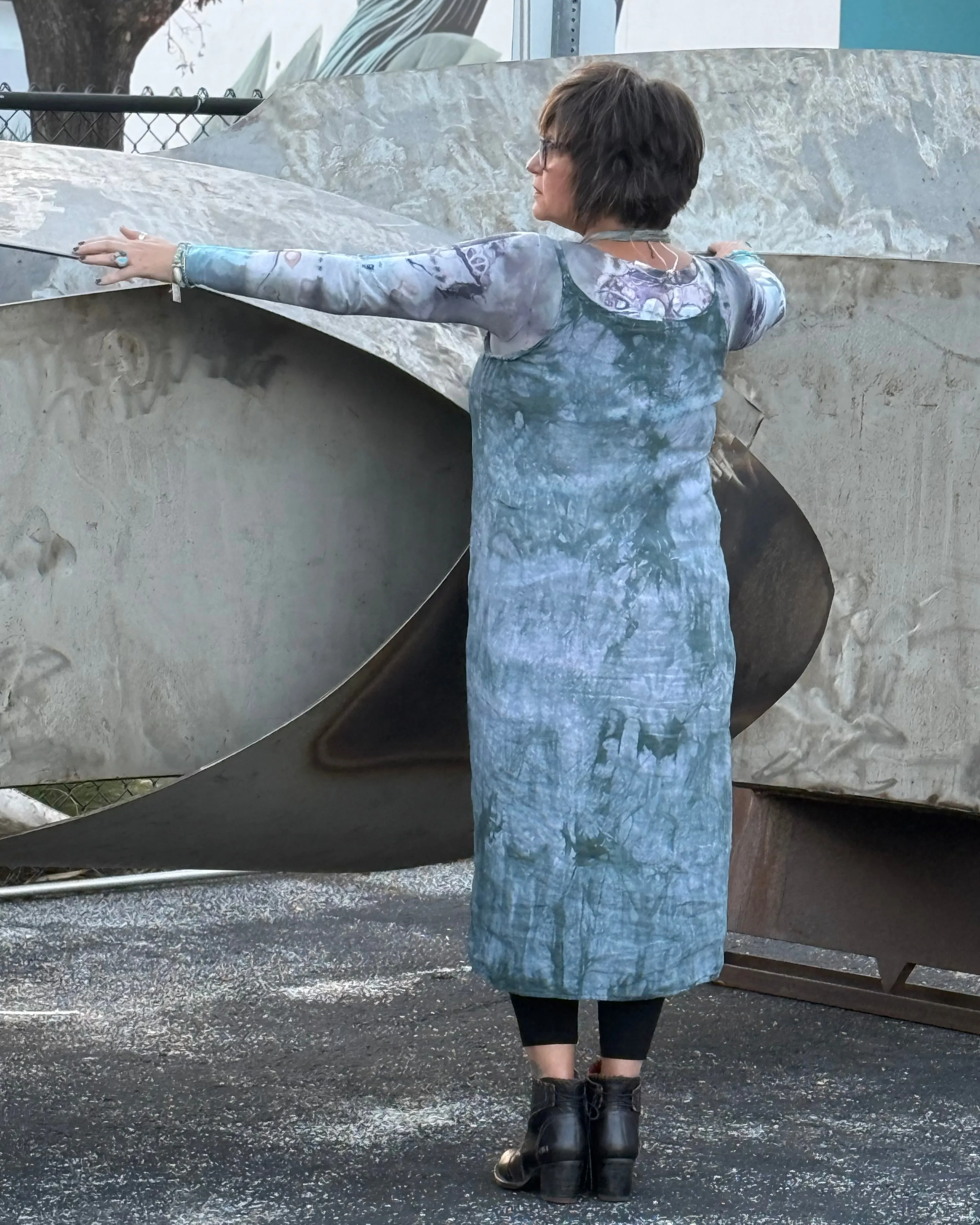 Indigo Dream Tie Dye Dress