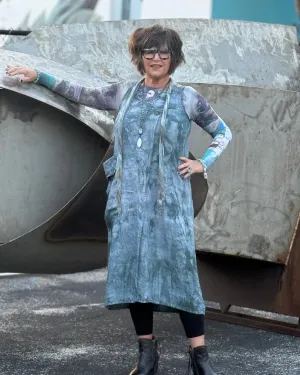 Indigo Dream Tie Dye Dress