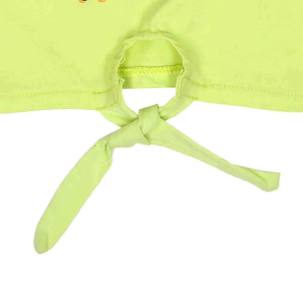 Infant Girls T-Shirt Waves-Sunny Lime | Bachaa Party Baby Clothes Girls Tops & T-Shirts