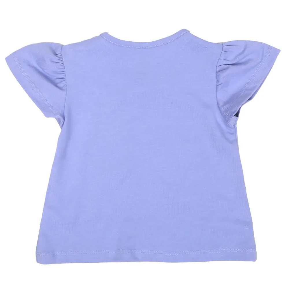 Infants Girls T-Shirt Happy Times - B. Lavender | Bachaa Party Baby Clothes Girls Tops & T-Shirts