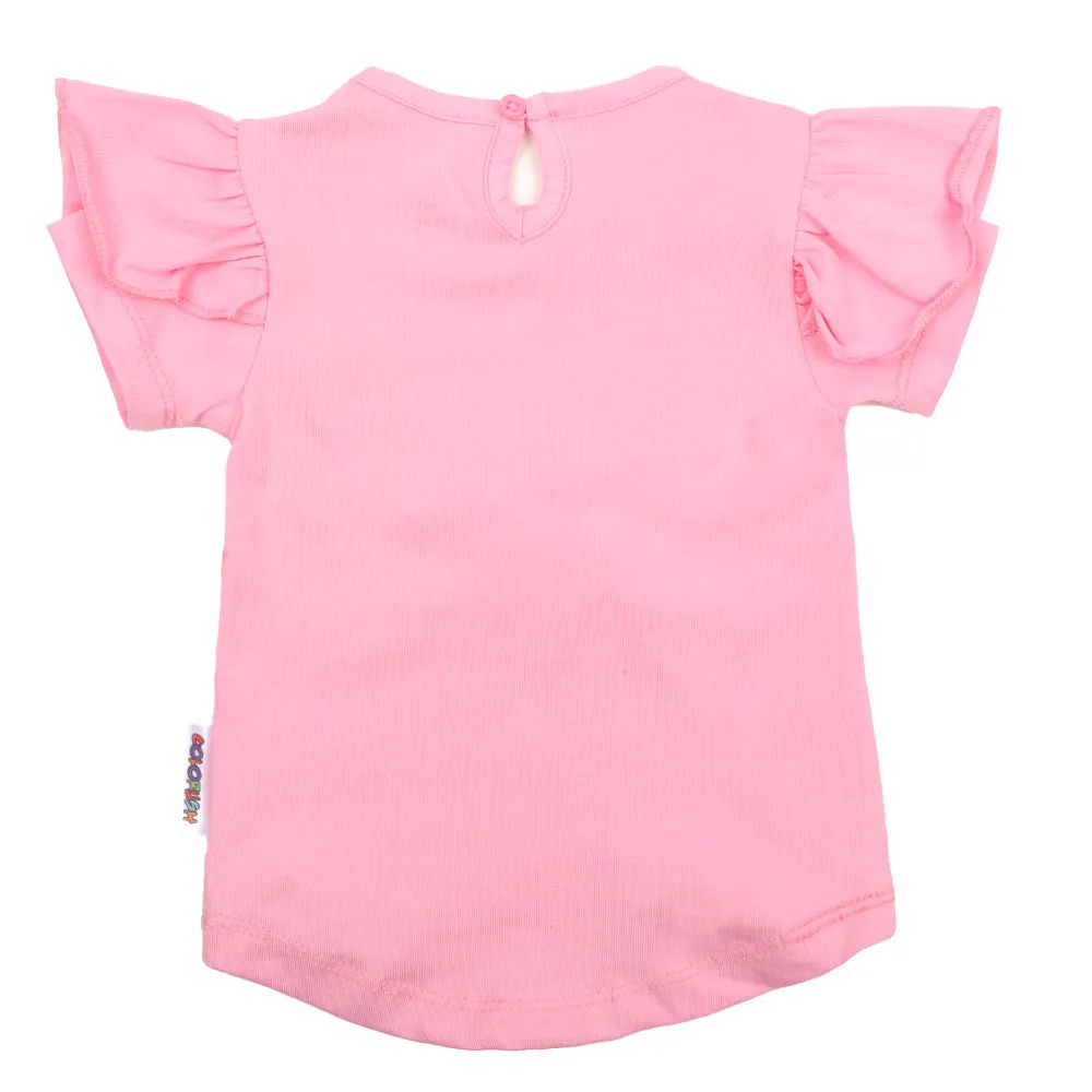 Infants Girls T-Shirt Summer Lovin - Candy Pink | Bachaa Party Baby Clothes Girls Tops & T-Shirts