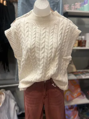 Ivory Sweater Vest