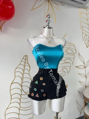 Jeweled Skort