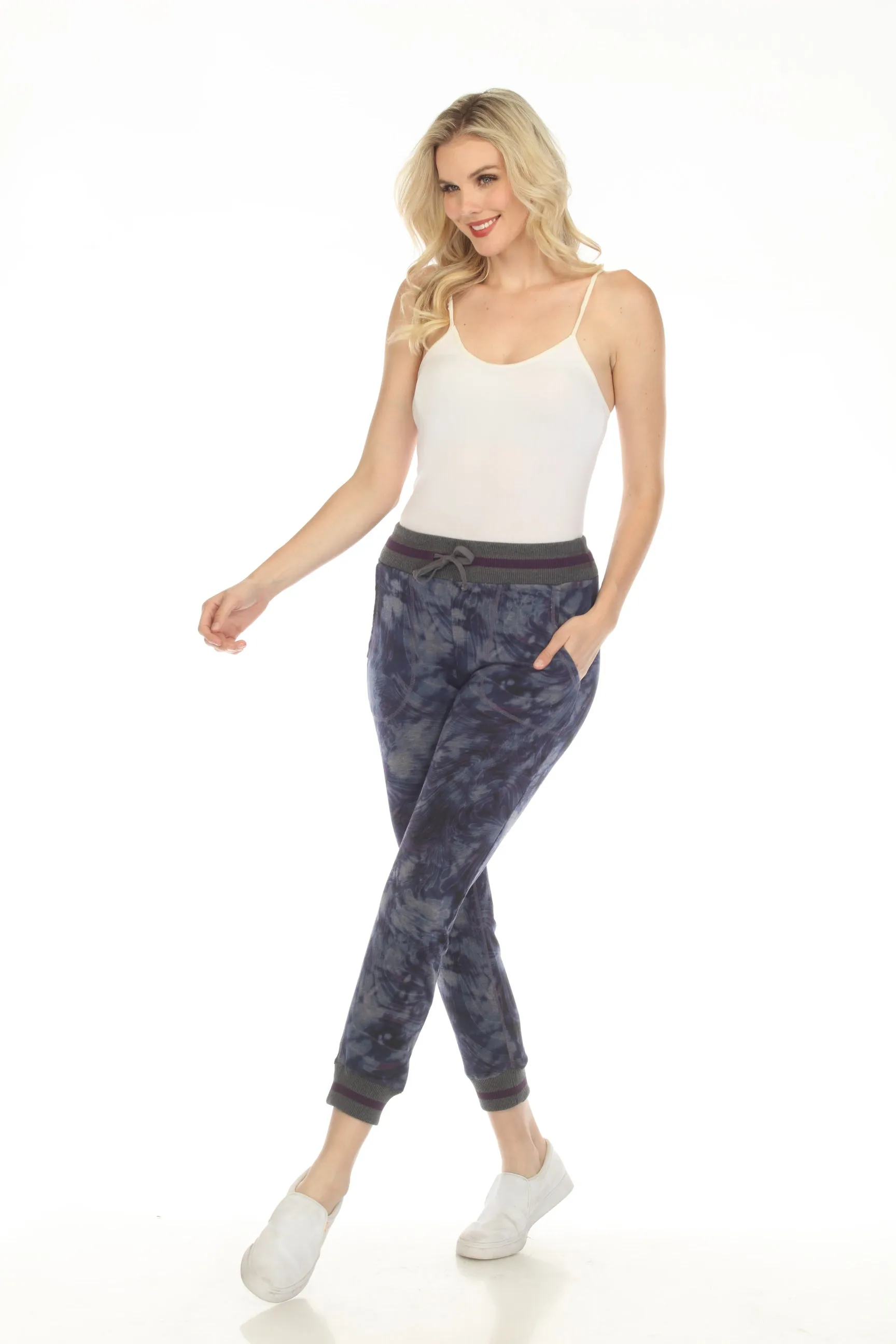 Johnny Was JWLA Croatian Dreams French Terry Jogger Pants Boho Chic J65222