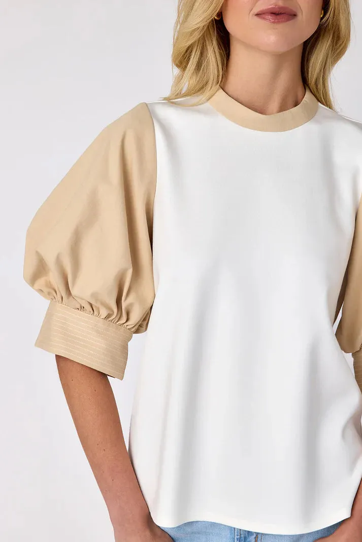 Jonesy Top (Magnolia/Ecru)