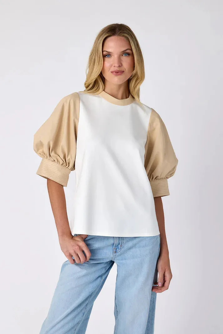 Jonesy Top (Magnolia/Ecru)