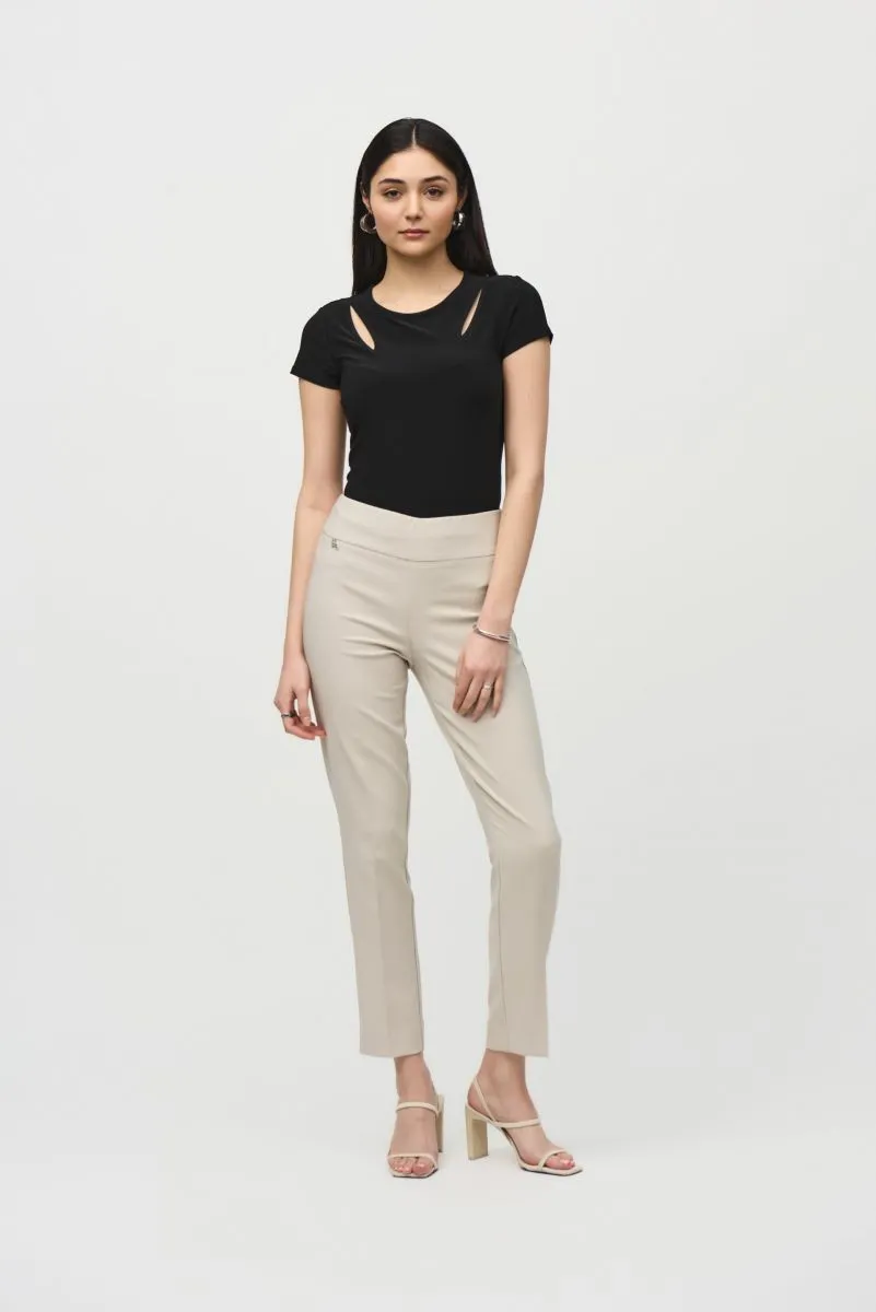 Joseph Ribkoff Cutout Detail Short Sleeve T-Shirt Top 241245