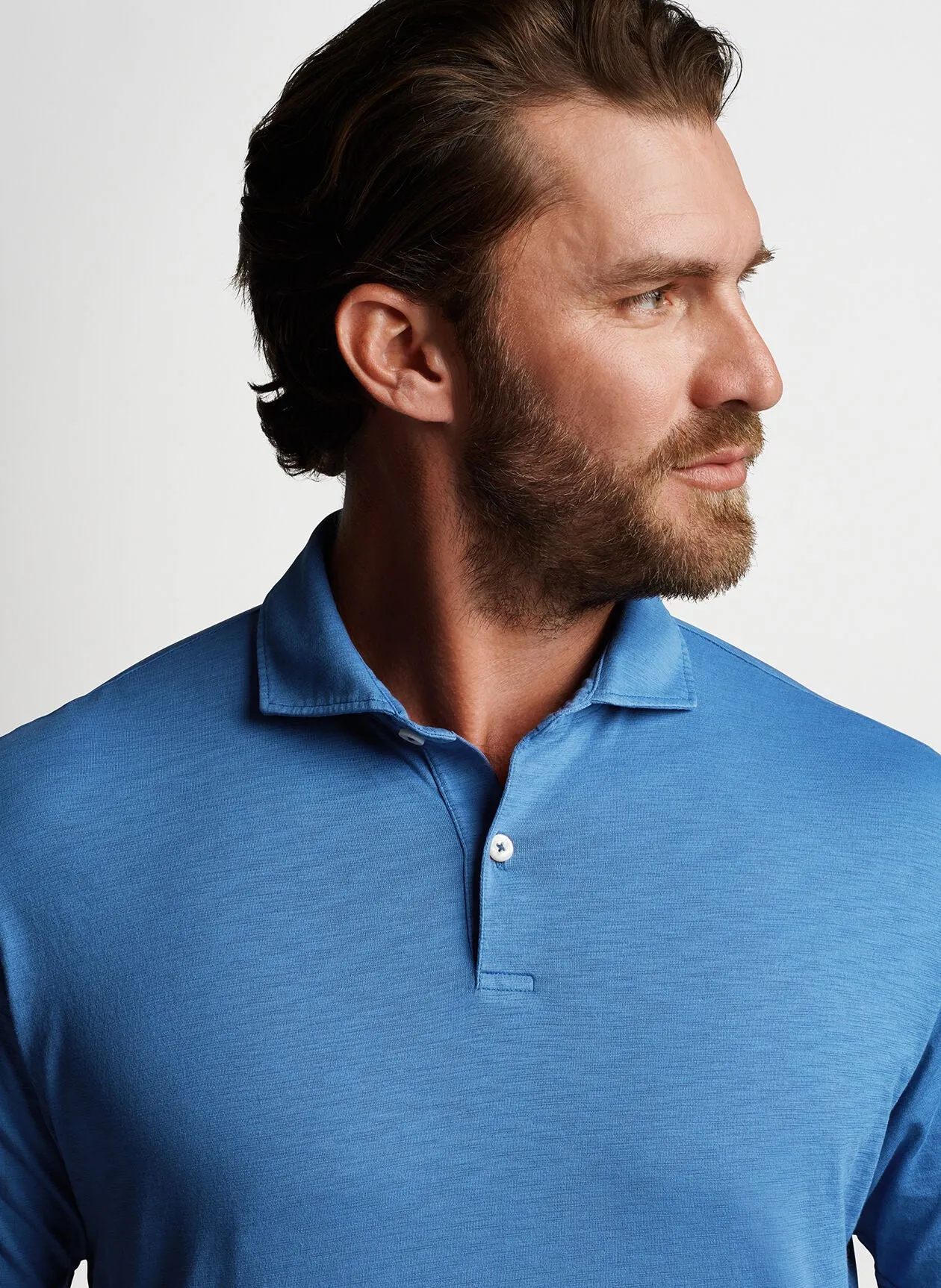 Journeyman Short-Sleeve Polo in Star Dust