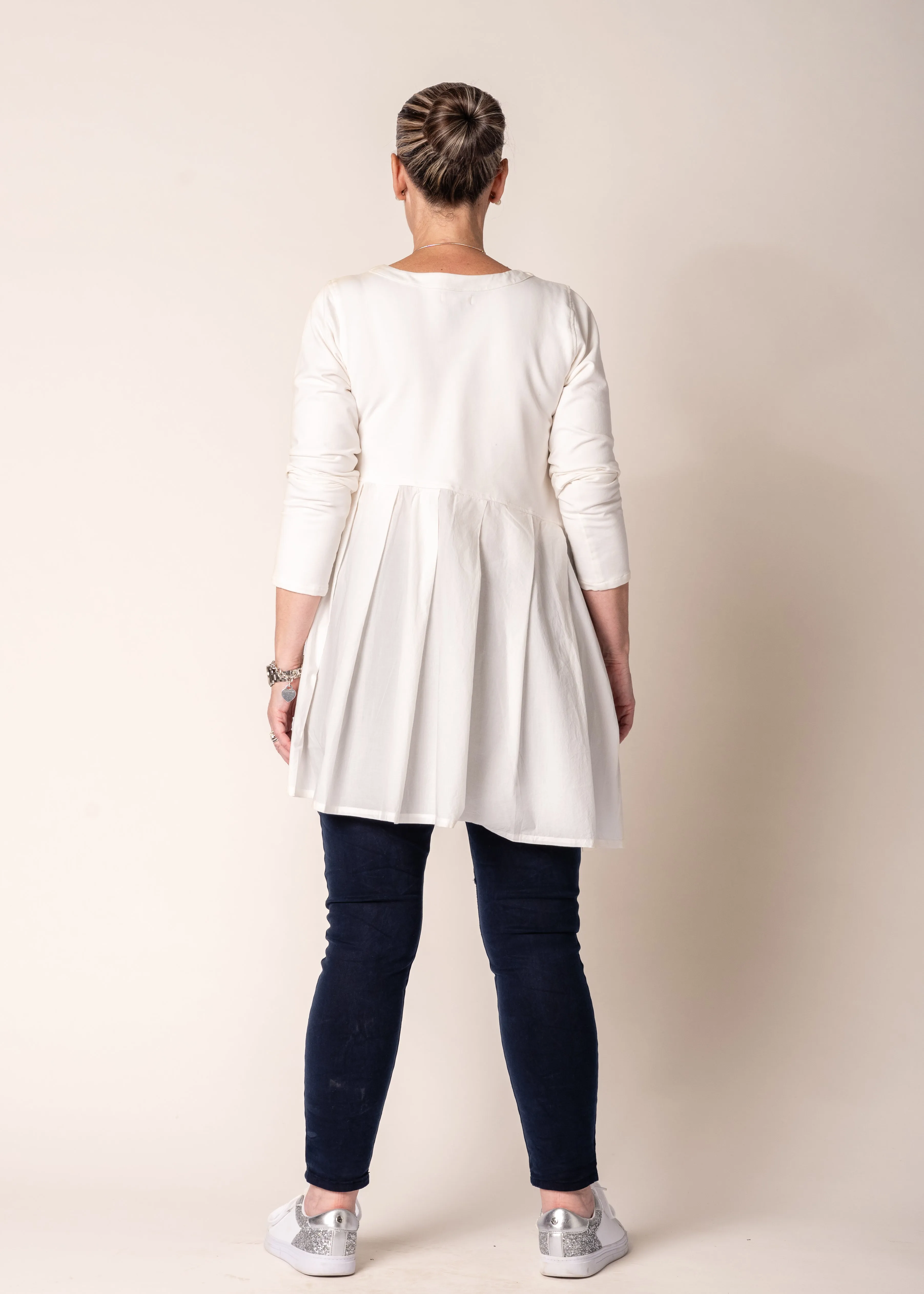 Jovie Cotton Top in Cream