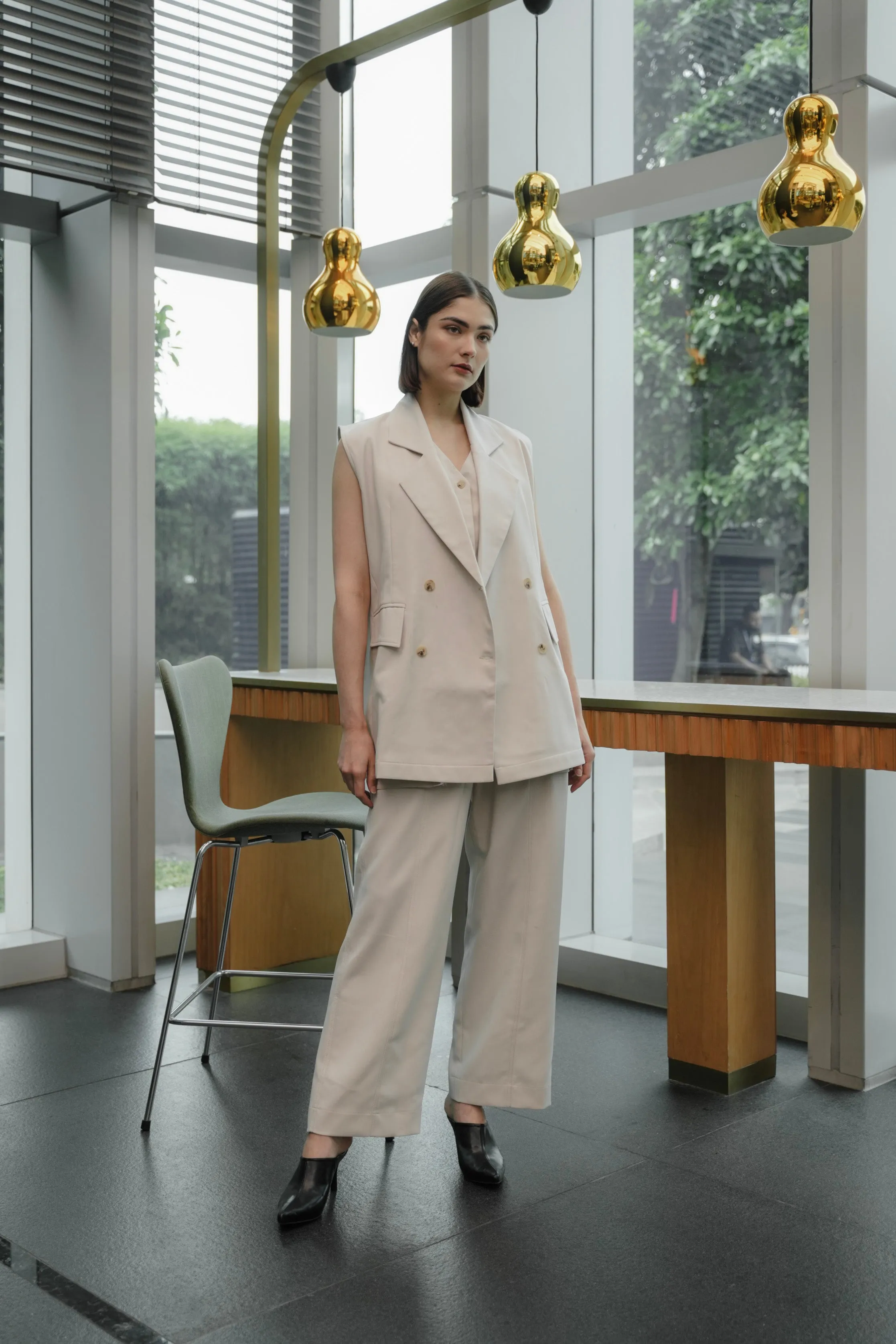KANA BLAZER IN HONEYDOE