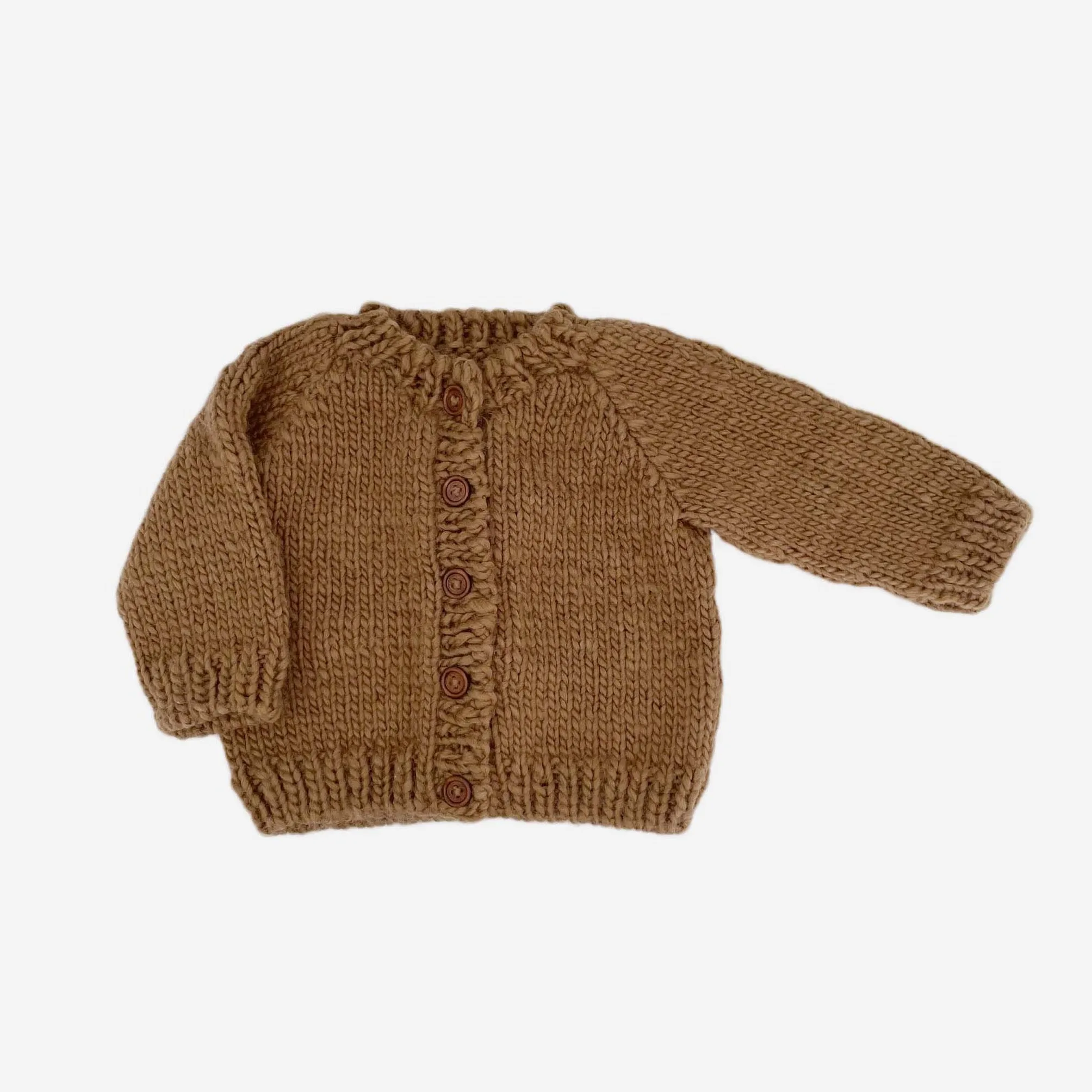 Kid's Classic Cardigan, Walnut
