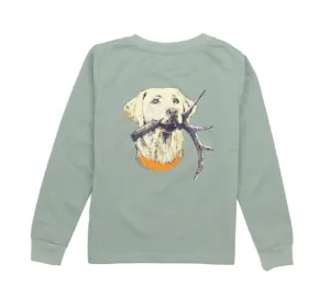 Kids Properly Tied Antler Lab LS - Sage
