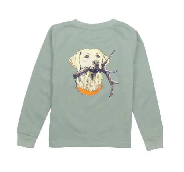 Kids Properly Tied Antler Lab LS - Sage