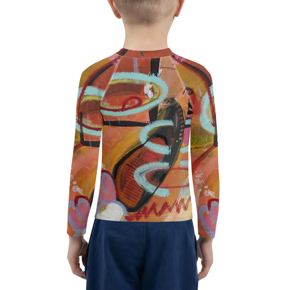 Kids Rash Guard "Circles in the Sand"