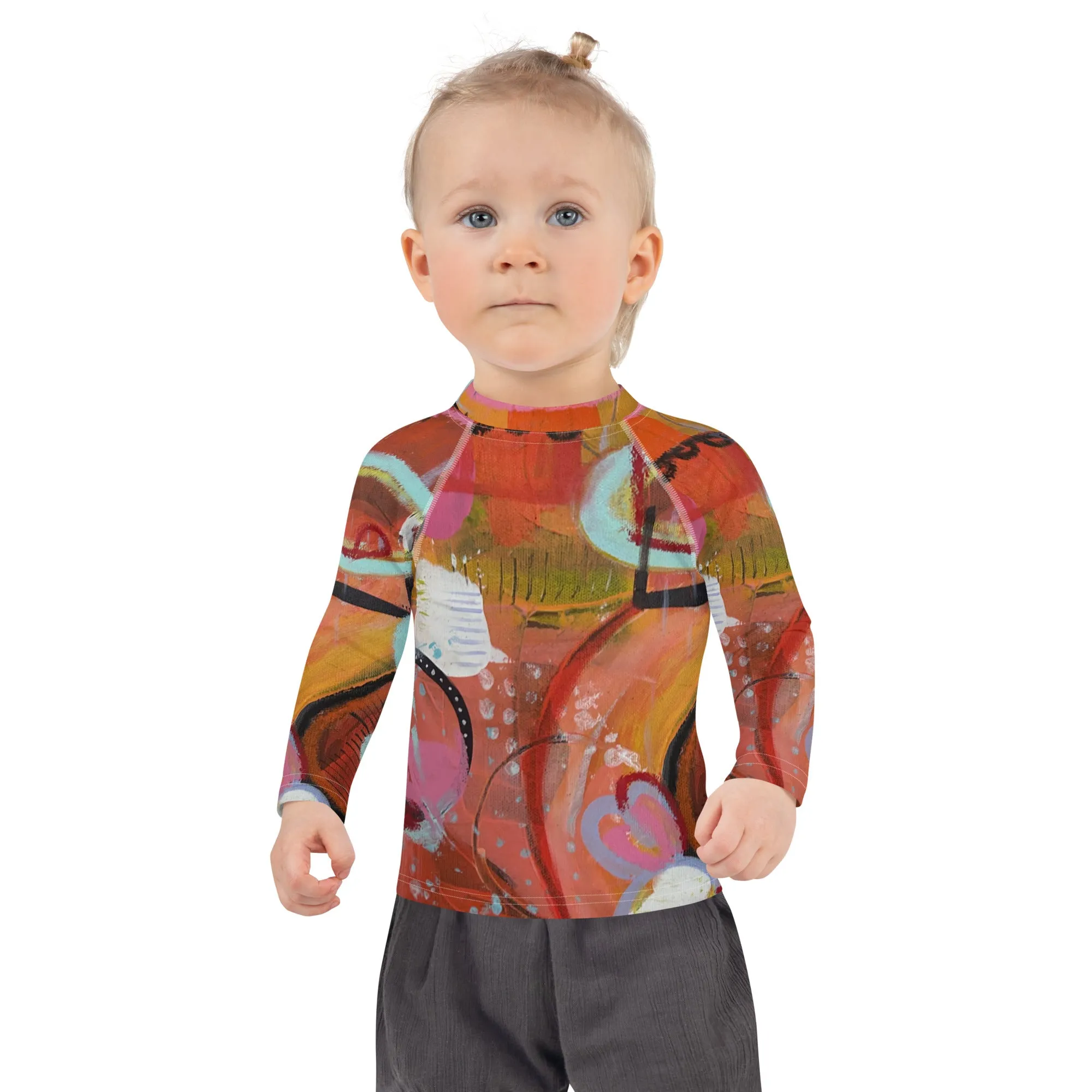 Kids Rash Guard "Circles in the Sand"