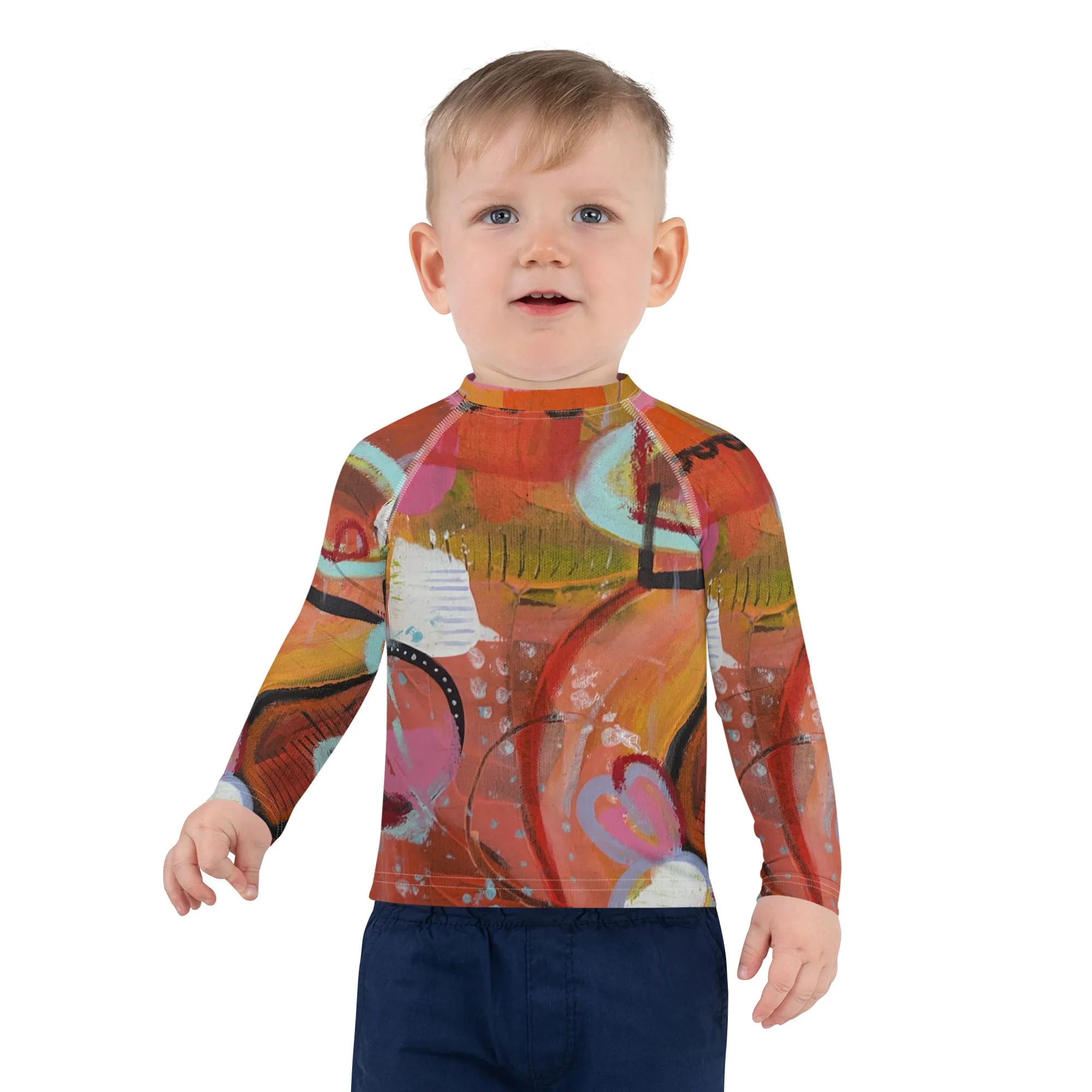 Kids Rash Guard "Circles in the Sand"