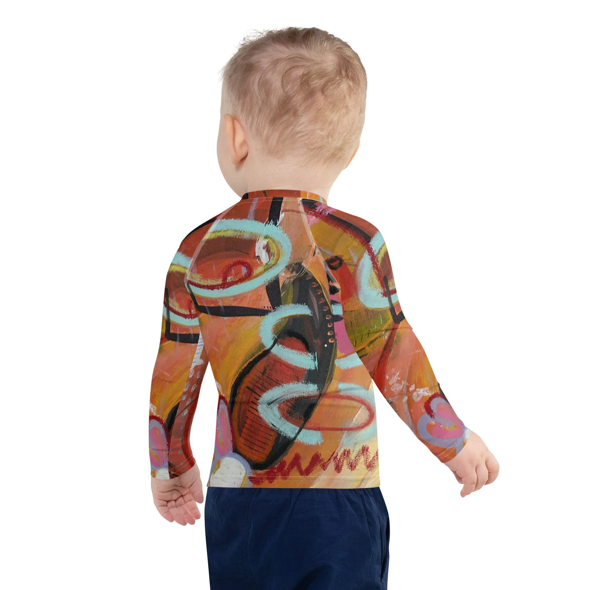 Kids Rash Guard "Circles in the Sand"