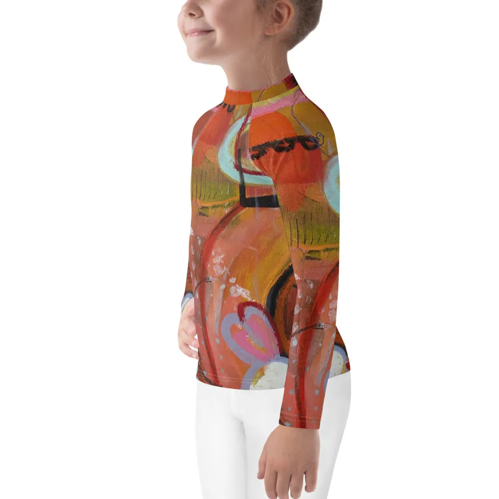 Kids Rash Guard "Circles in the Sand"