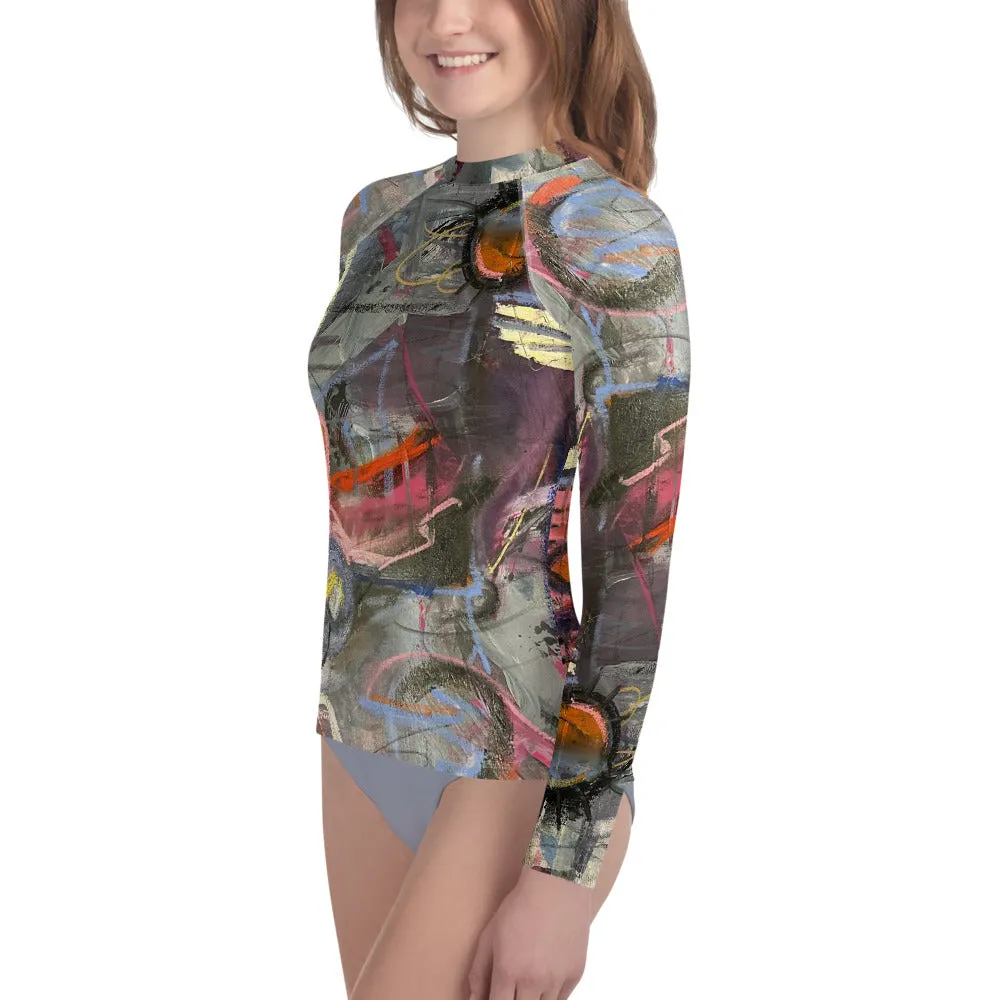 Kids Rash Guard "Crazy Town"