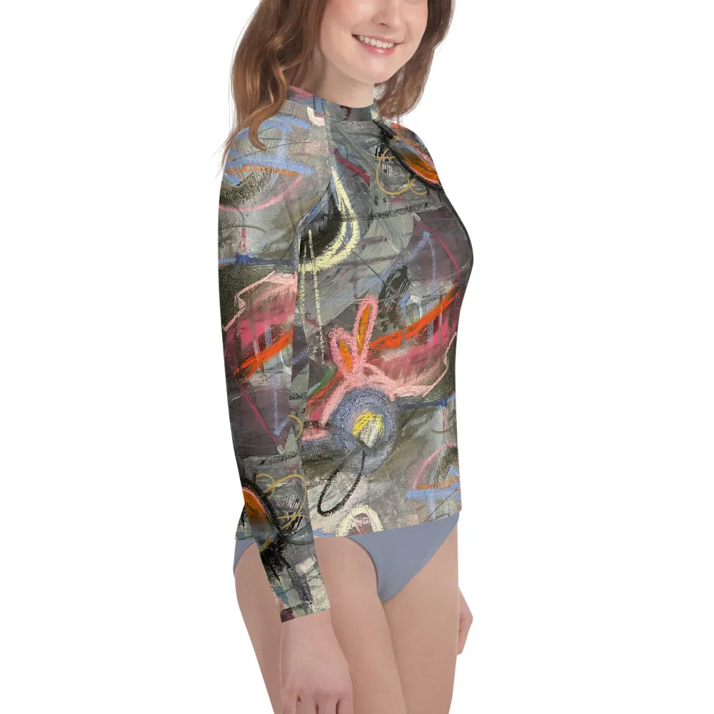 Kids Rash Guard "Crazy Town"