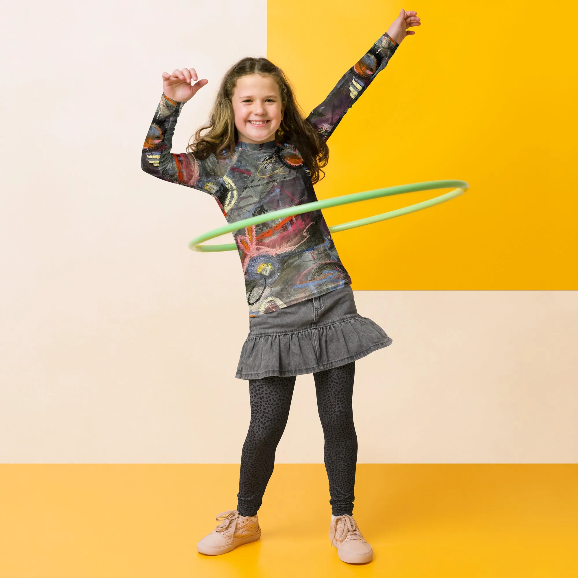 Kids Rash Guard "Crazy Town"
