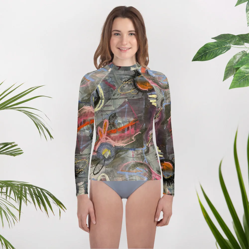 Kids Rash Guard "Crazy Town"