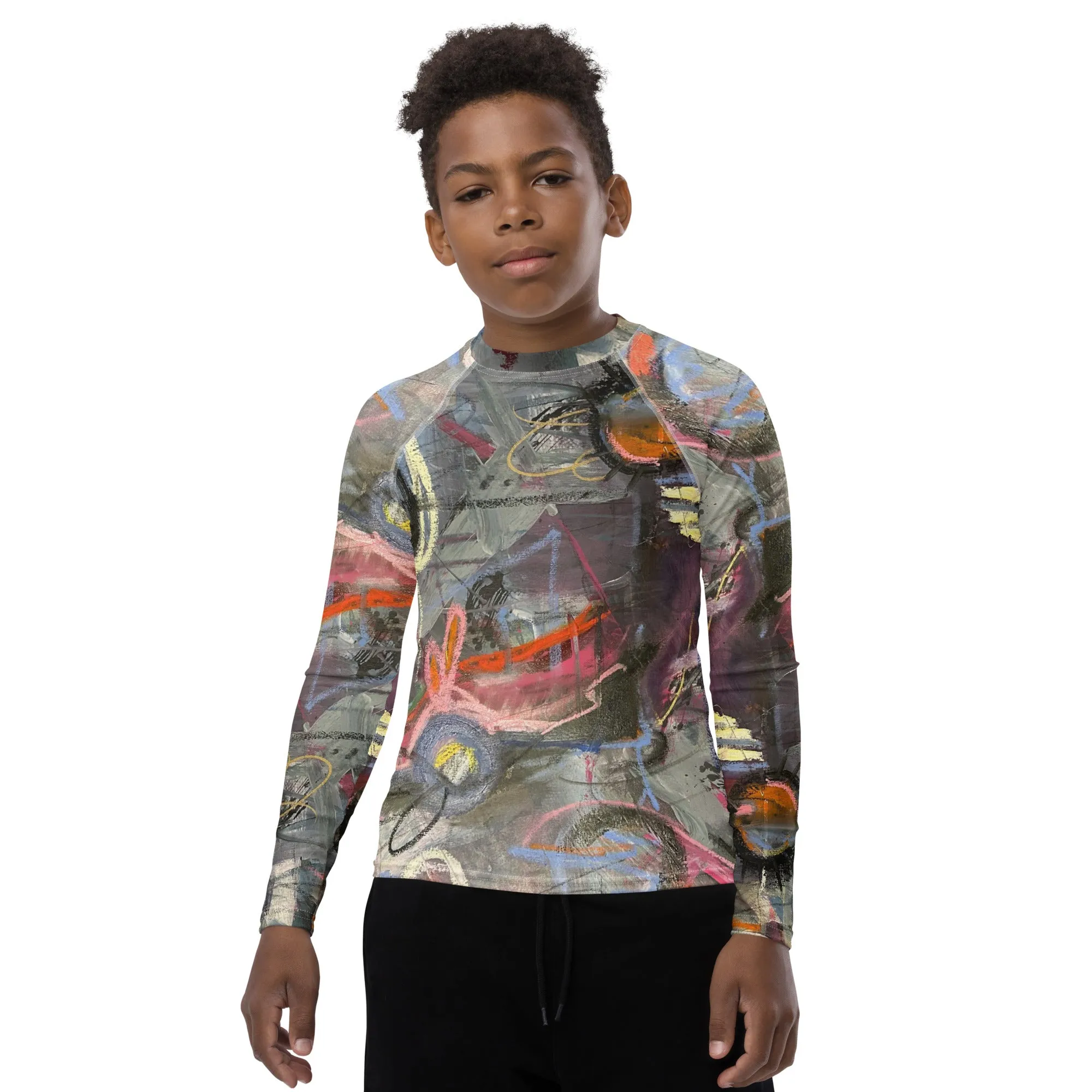 Kids Rash Guard "Crazy Town"