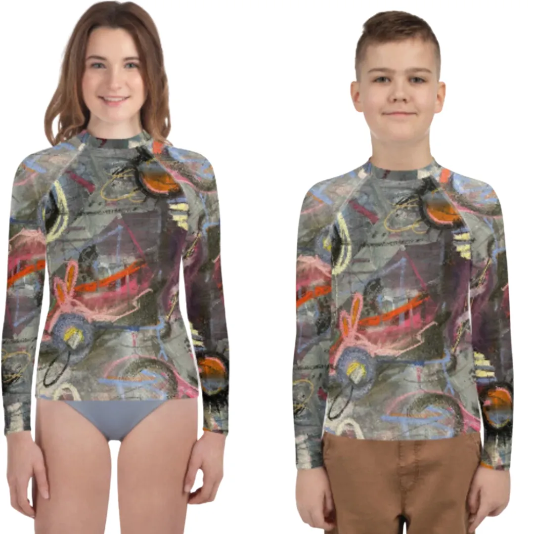 Kids Rash Guard "Crazy Town"