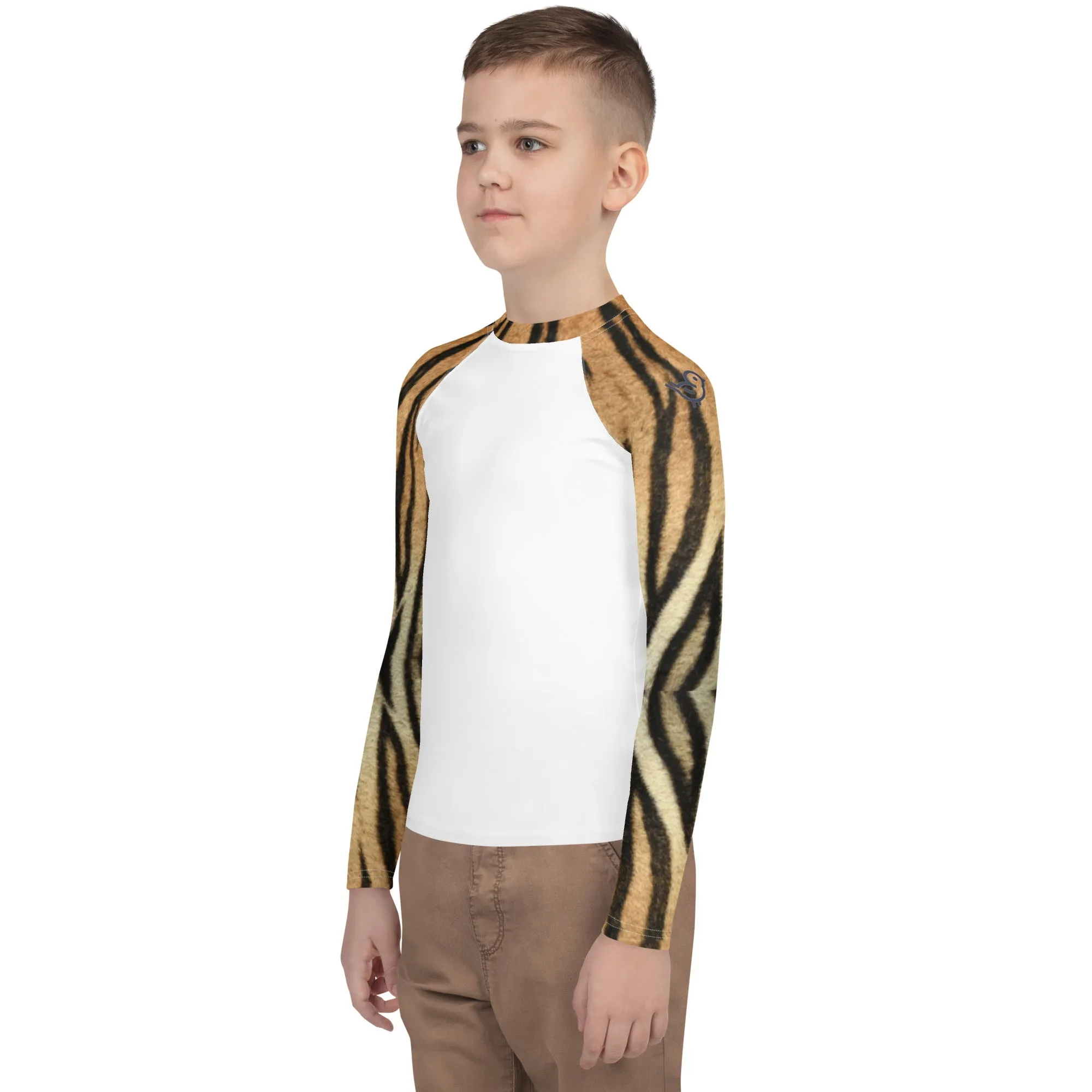 Kids Rash Guard - Tiger Print 8-20