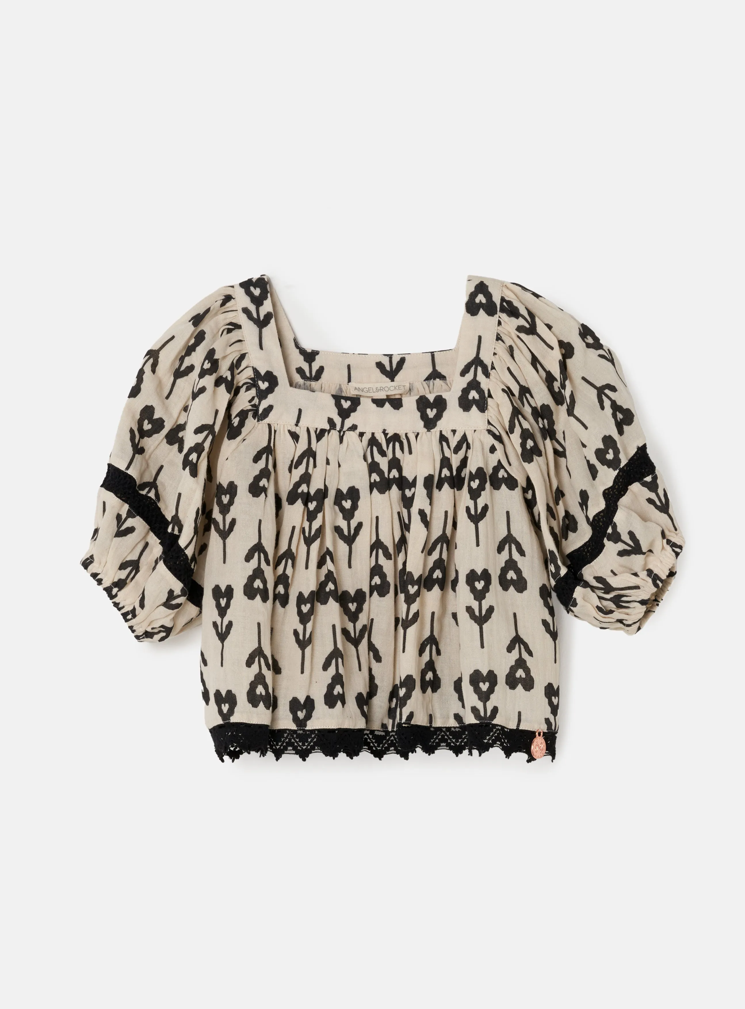 Kiki Black And Cream Top