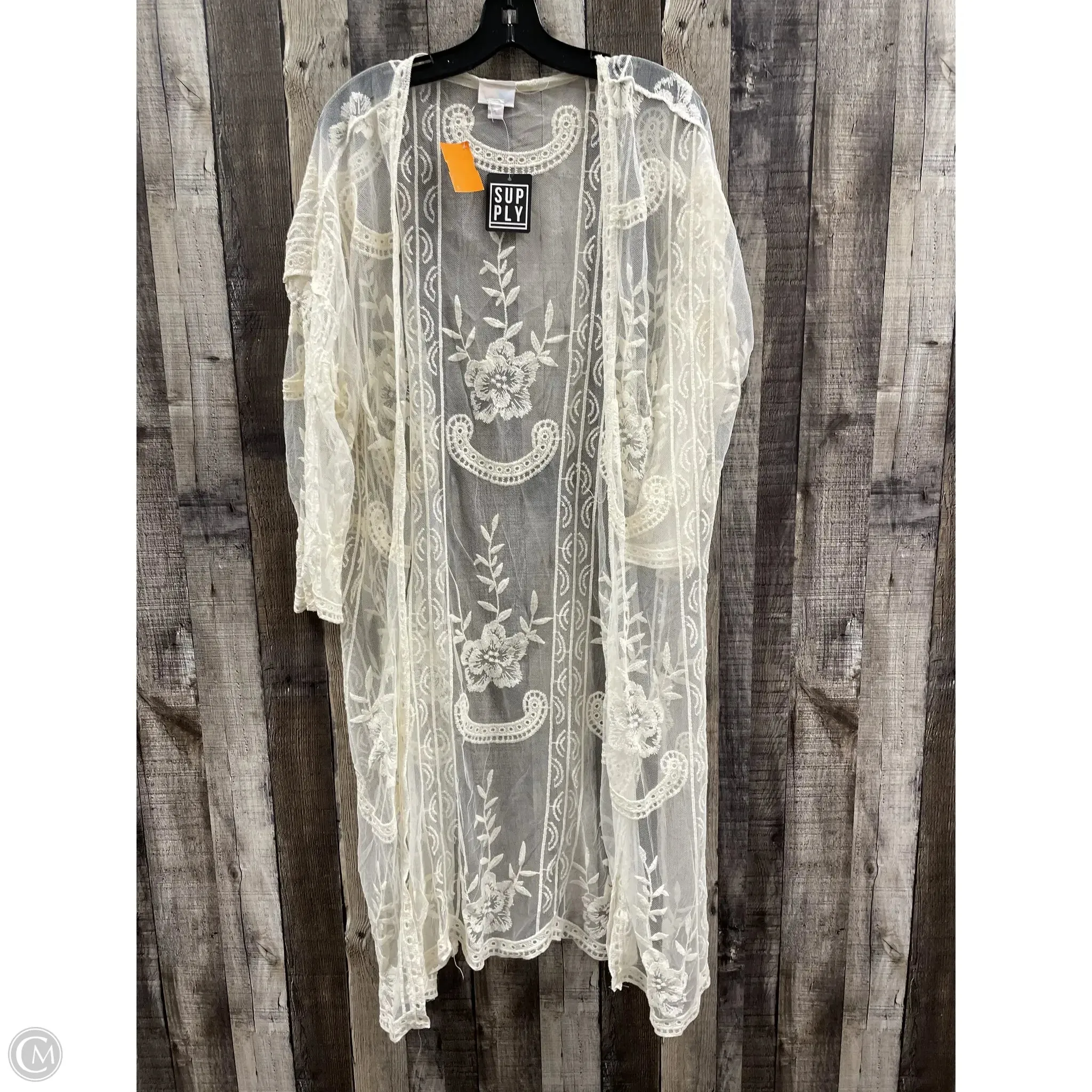Kimono By Lularoe In Cream, Size: M