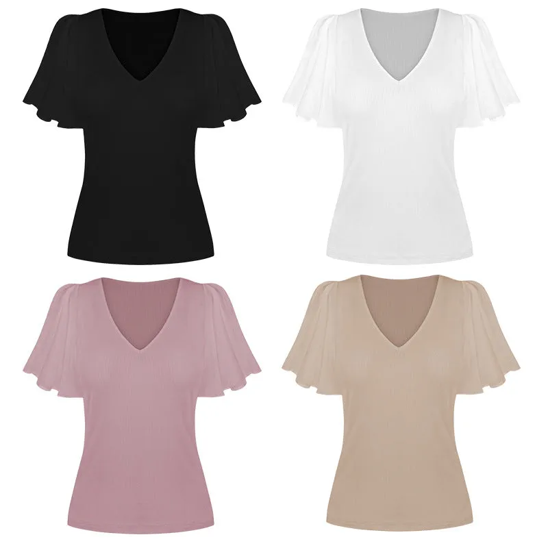 Knit Casual All-match Tops