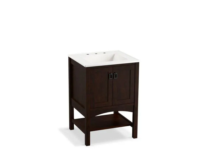 KOHLER K-99552-1WA Marabou 24" bathroom vanity cabinet with 2 doors